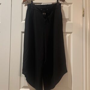 Elegant Wide Black Summer Pant